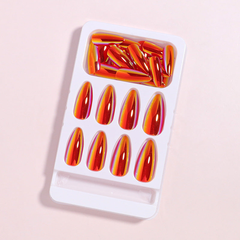 Artistic Gradient Press-On Nails Bowlift