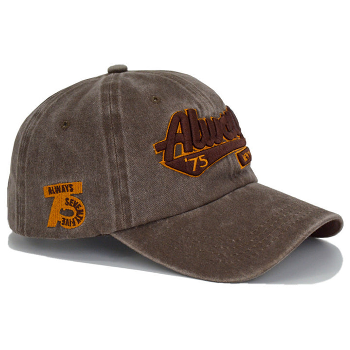 Unisex Vintage Distressed Casual Cap Bowlift