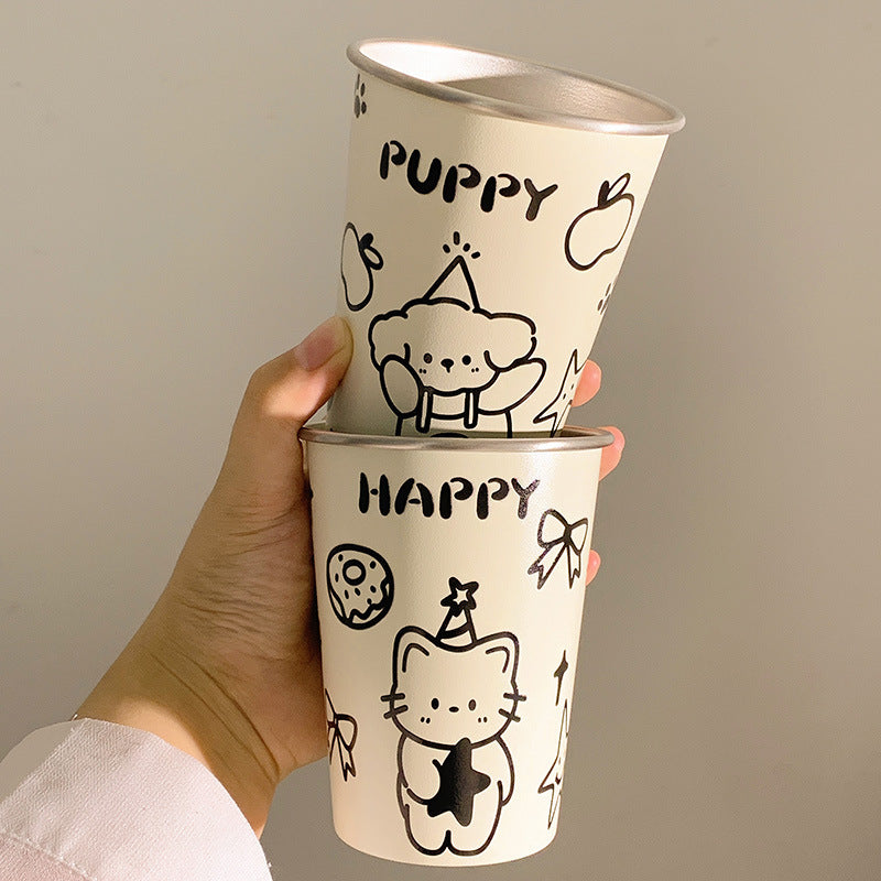 Playful paper cup with cheerful animal design Bowlift