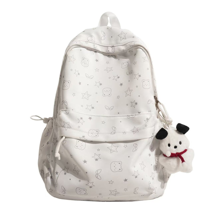 Multi-Pocket Character-Themed Backpack Bowlift