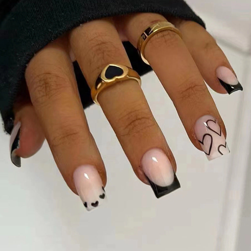 Heart-Inspired Press-On Nail Designs Bowlift
