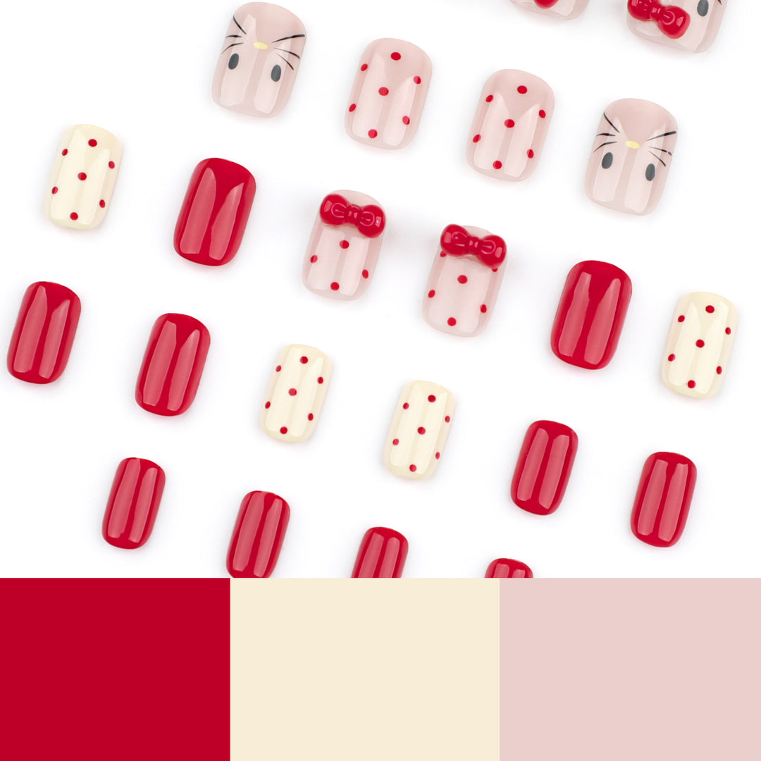 Artistic Nail Art with Cute Bow Motifs Bowlift