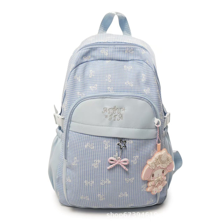 Charming Embroidered Backpack Bowlift
