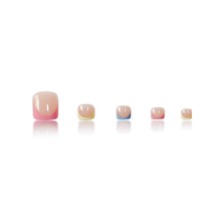 Decorative French Tip Nail Art Set Bowlift