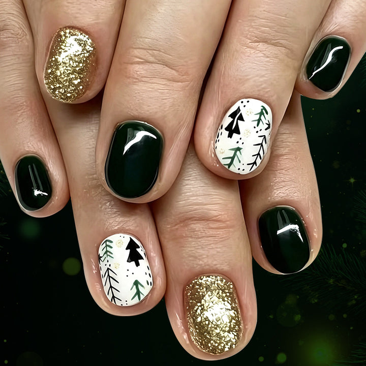 Festive Holiday-Themed Nail Art Kit Bowlift