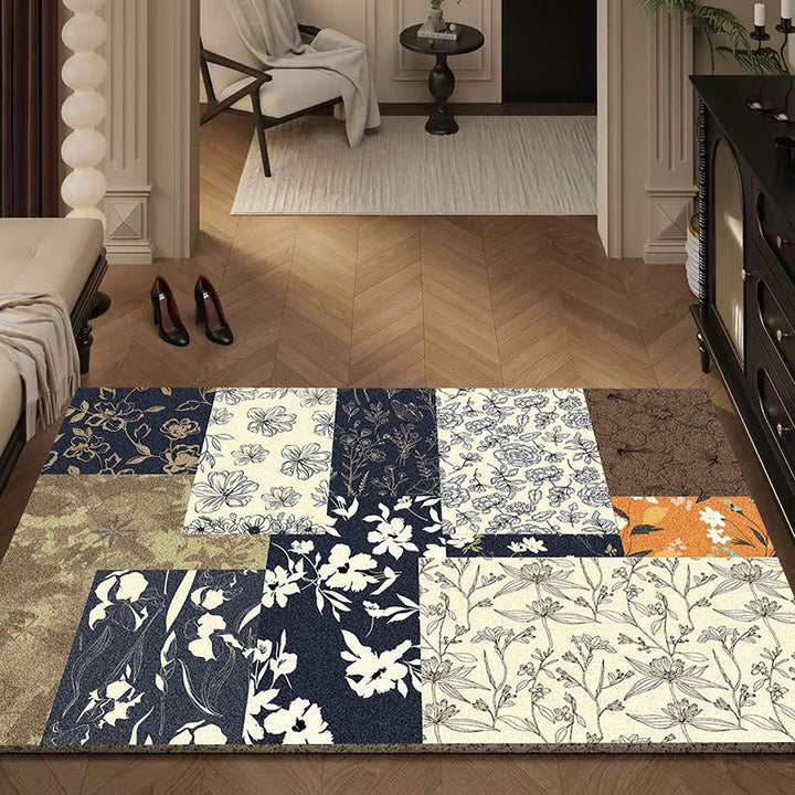 Floral Pattern Area Rug