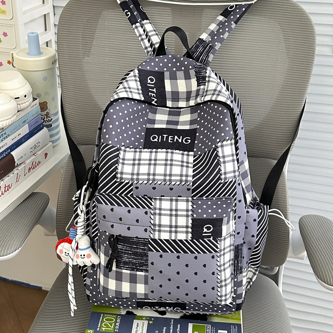 Patterned Casual Backpack