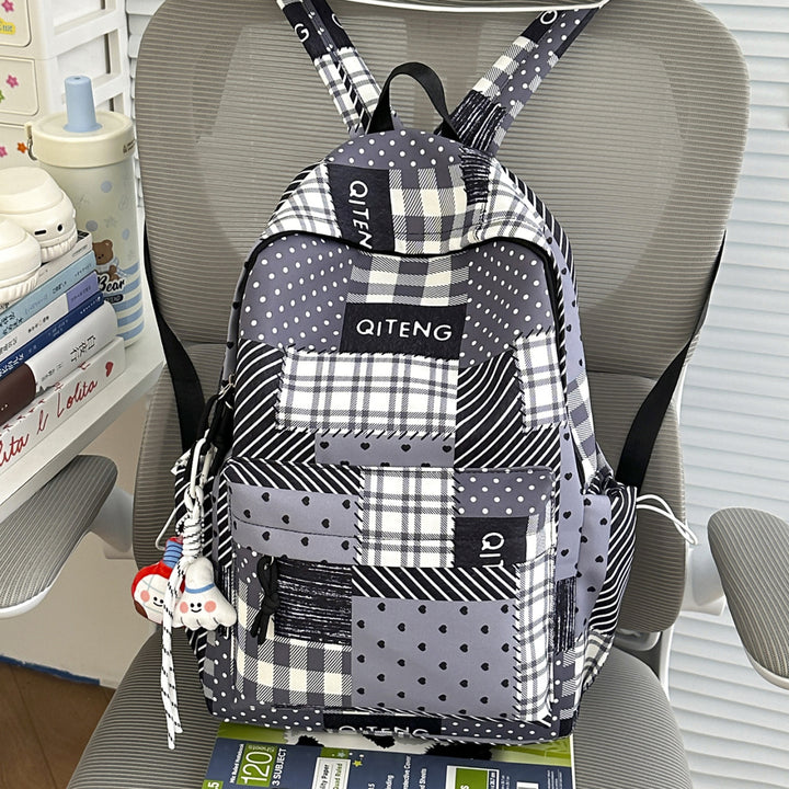 Patterned Casual Backpack