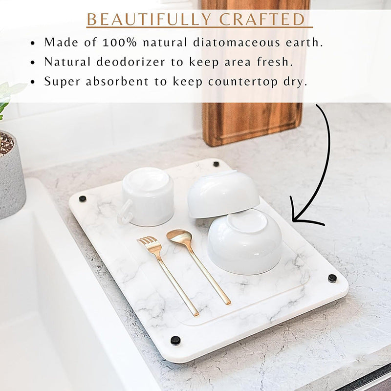 Elegant Marble Serving Tray