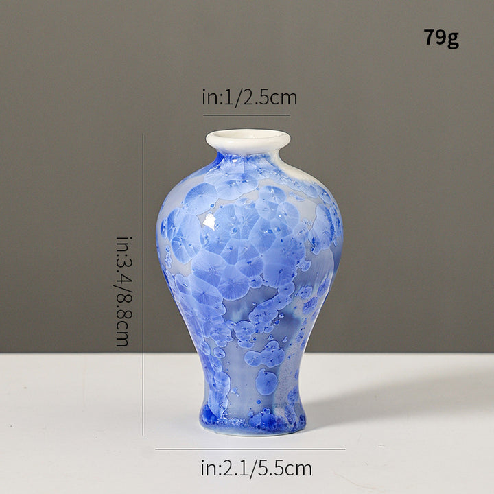 Elegant Floral Design Ceramic Vase