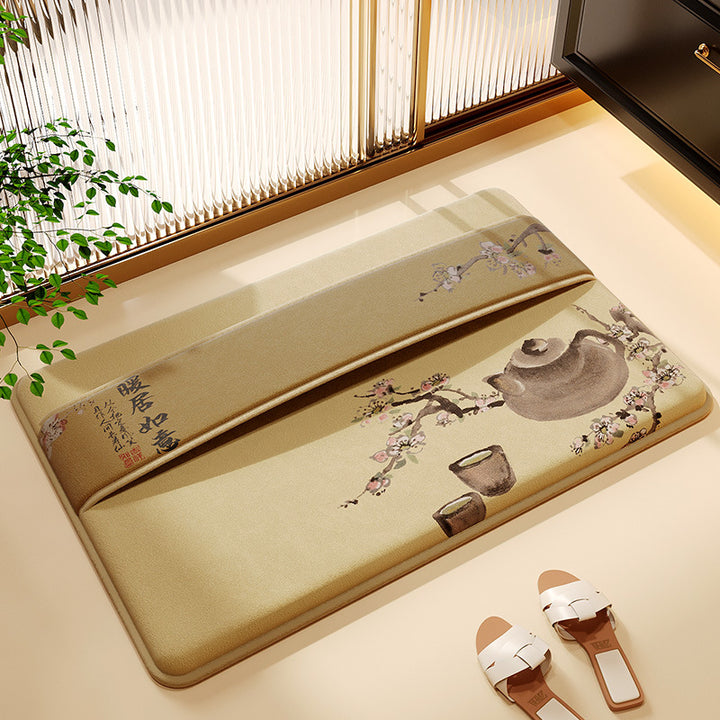 Elegant Japanese Style Floor Mat Bowlift