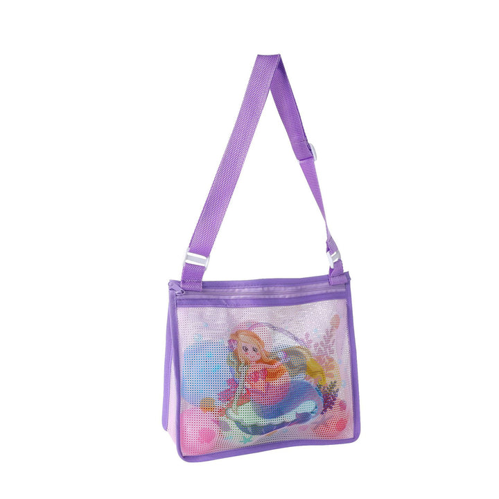 Practical Beach Bag Made of Mesh Material Bowlift