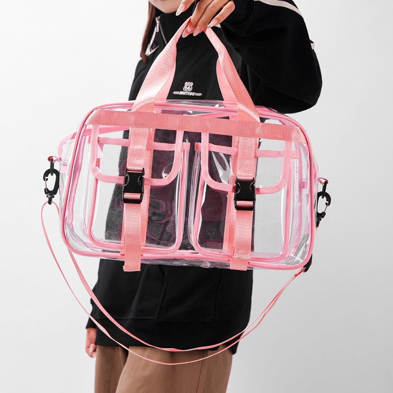 Transparent tote bag with multiple compartments Bowlift