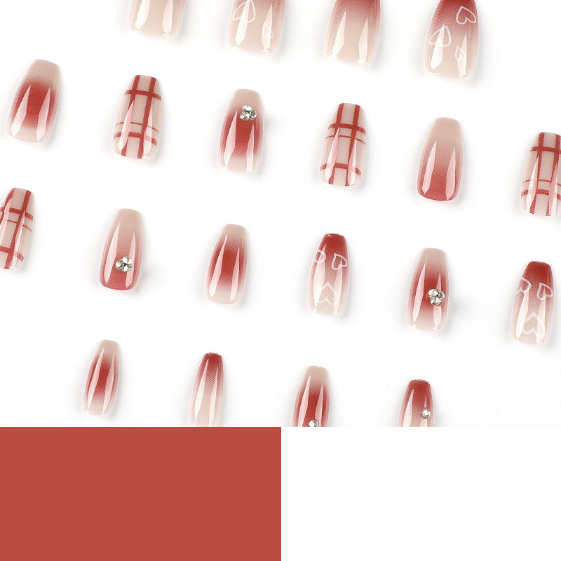 Elegant Nail Art with Glitter Accents Bowlift