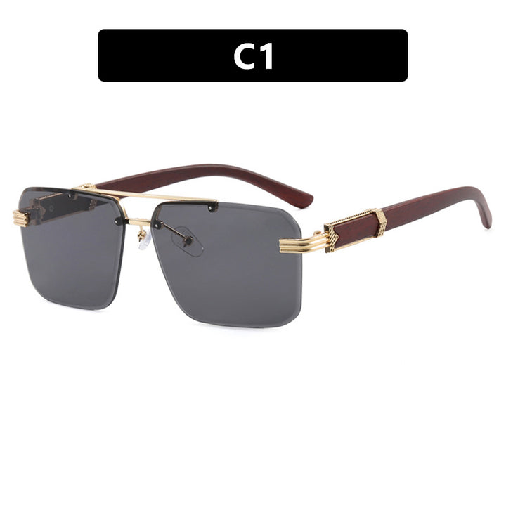 Women's geometric oversized sunglasses with trendy design and luxurious accents Bowlift