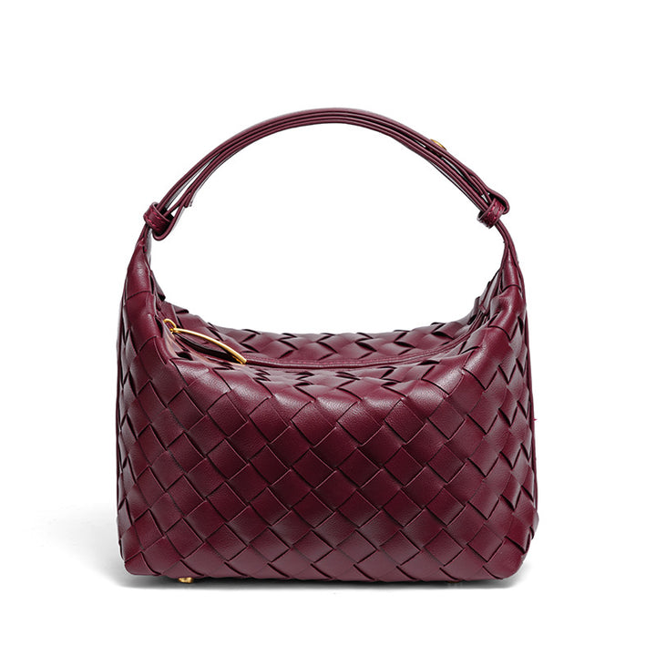 Handmade Woven Leather Mini Bag Bowlift