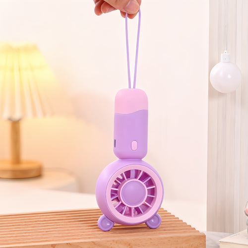 Women Portable Hand Fan with Cute Snail Design Bowlift