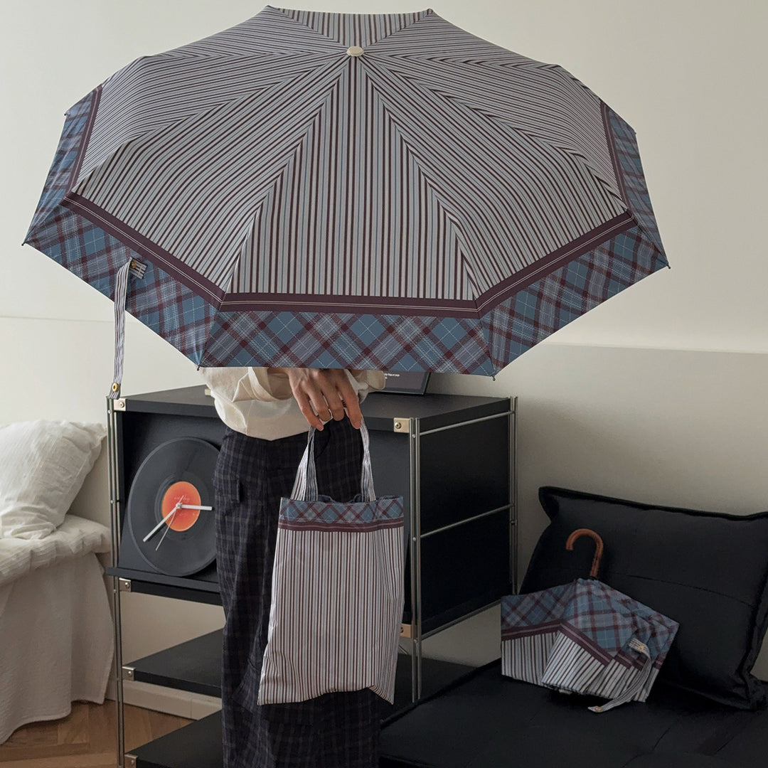 Women's foldable shopping bag with umbrella Bowlift