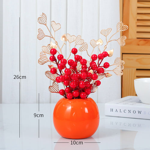 Heart-Shaped Decorative Floral Arrangement