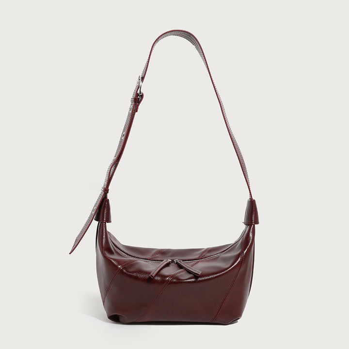 Luxe Textured Hobo Shoulder Bag