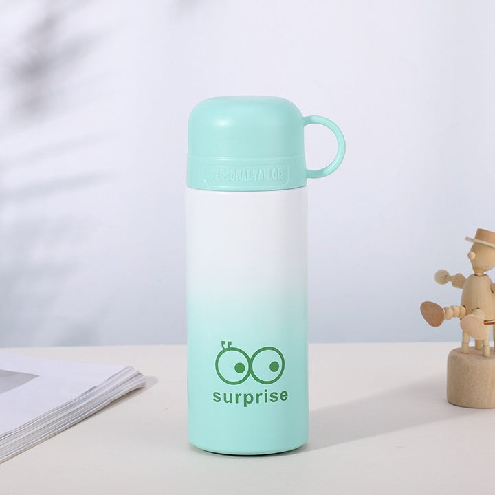 Ladies trendy thermos bottle with practical carrying handle Bowlift