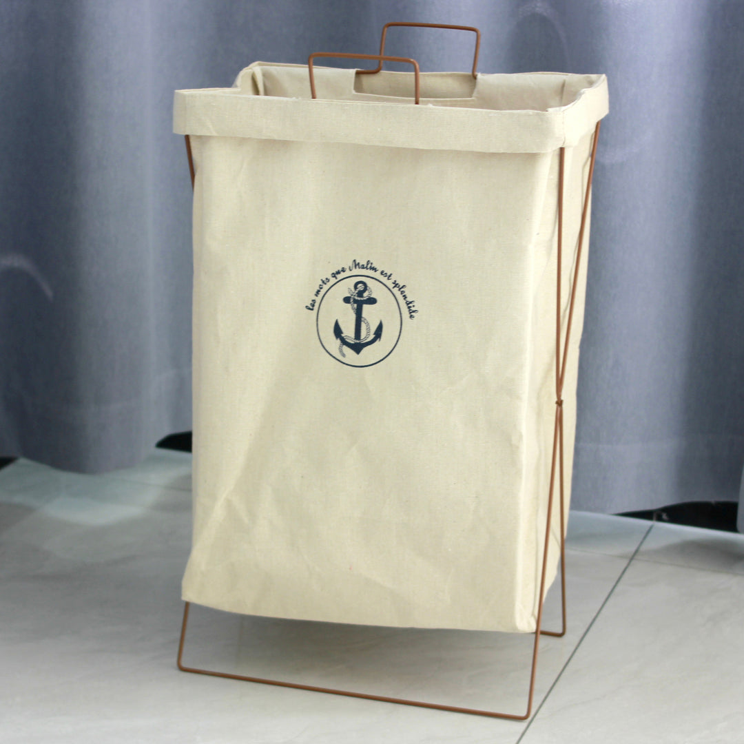 Decorative laundry basket with inspiring quotes Bowlift