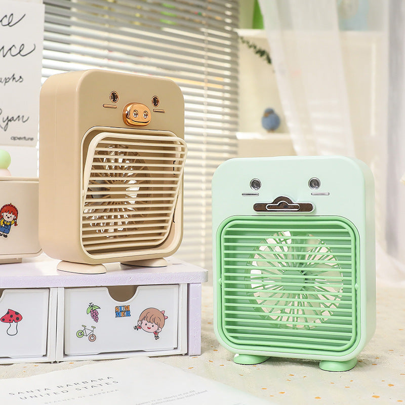 Women's Portable Mini Fan with Animal Design Bowlift