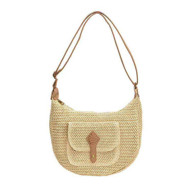 Bucket bag made of fine natural fabric Bowlift