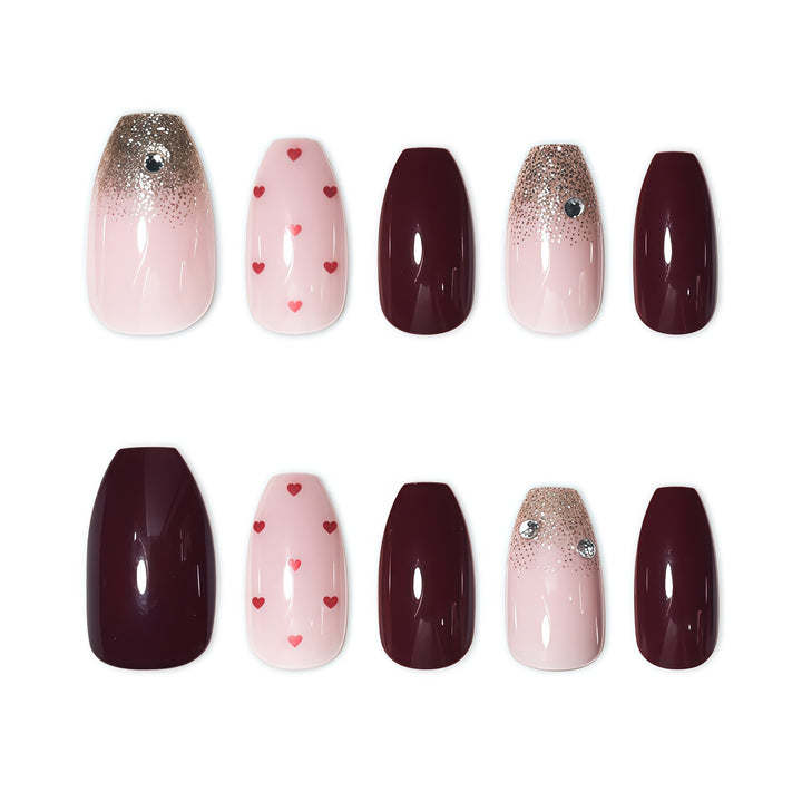 Heart-Themed Nail Art Extensions Bowlift