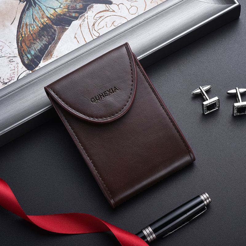 Vintage Leather Card Holder Bowlift