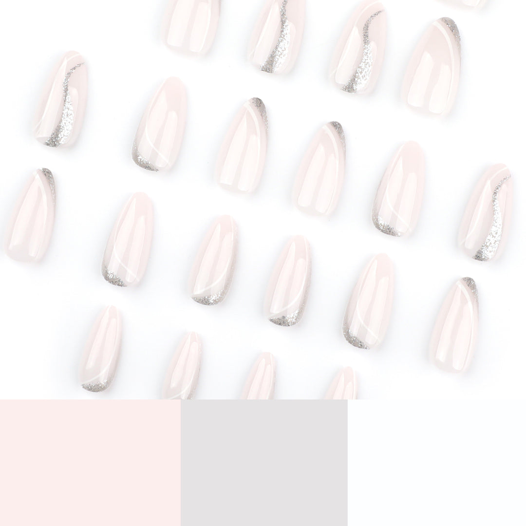 Artful nail designs with shimmering accents Bowlift