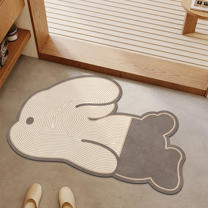 Unisex Non-Slip Memory Foam Bath Mat Bowlift