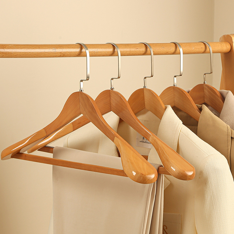 BowLift | Luxury Wooden Clothes Hangers with Curved Design