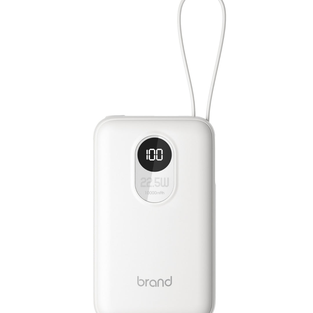 Portable Power Bank with Digital Charge Indicator and Intelligent Charging Port Bowlift