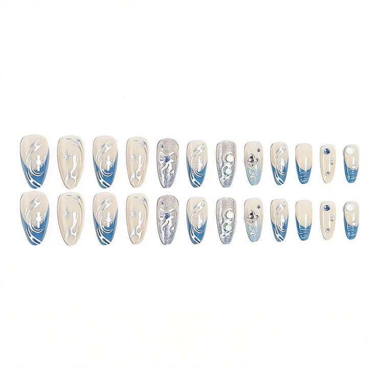 Nail art set with glamorous 3D decorations and elegant accents Bowlift