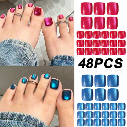 French Tip Press-On Nail Set Bowlift