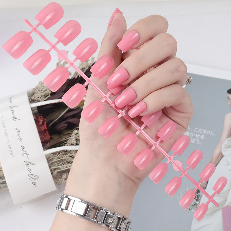 Natural Glossy Press-On Nail Tips Bowlift