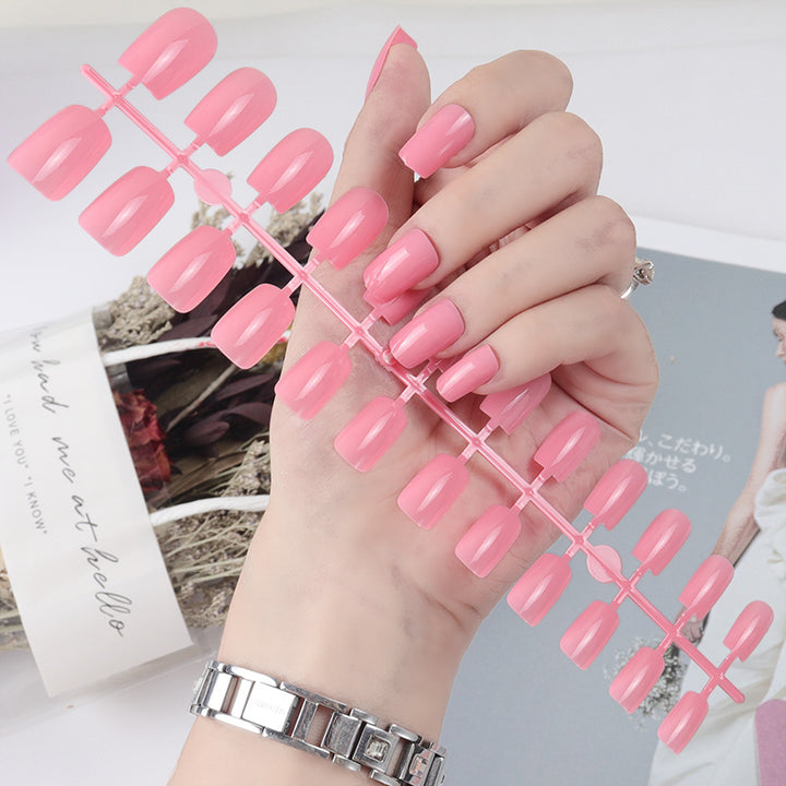 Natural Glossy Press-On Nail Tips Bowlift