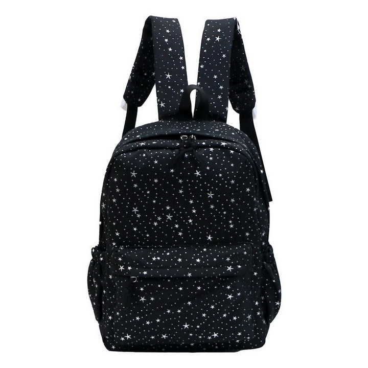 Backpack with Sparkling Star Motif Bowlift