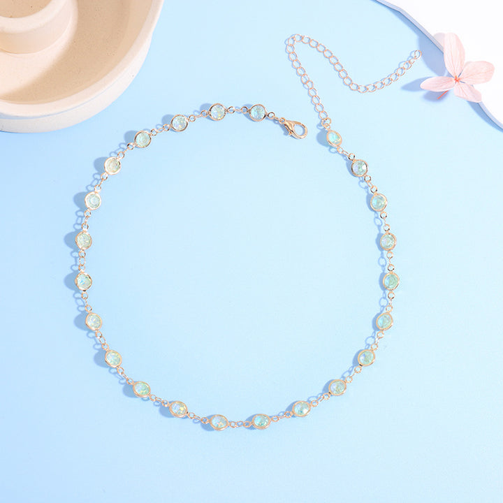 Sparkling Crystal Choker Necklace Bowlift