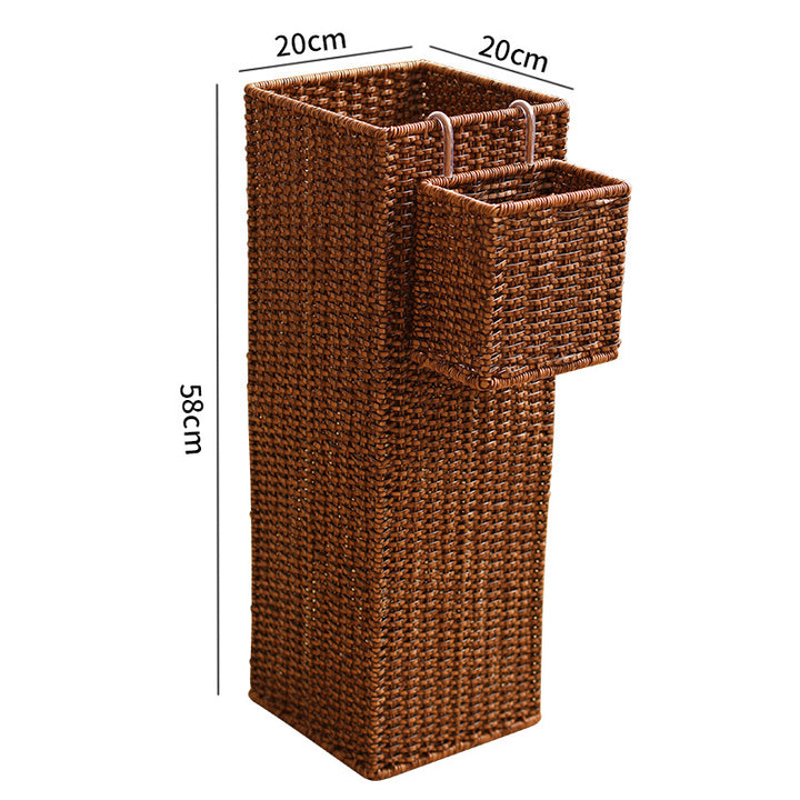 Decorative Wicker Storage Vase Bowlift