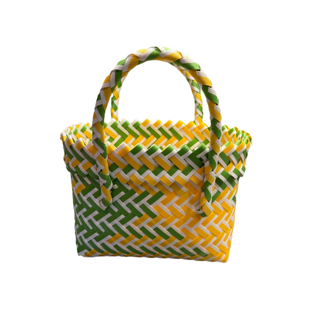 Handcrafted basket bag in stylish design Bowlift