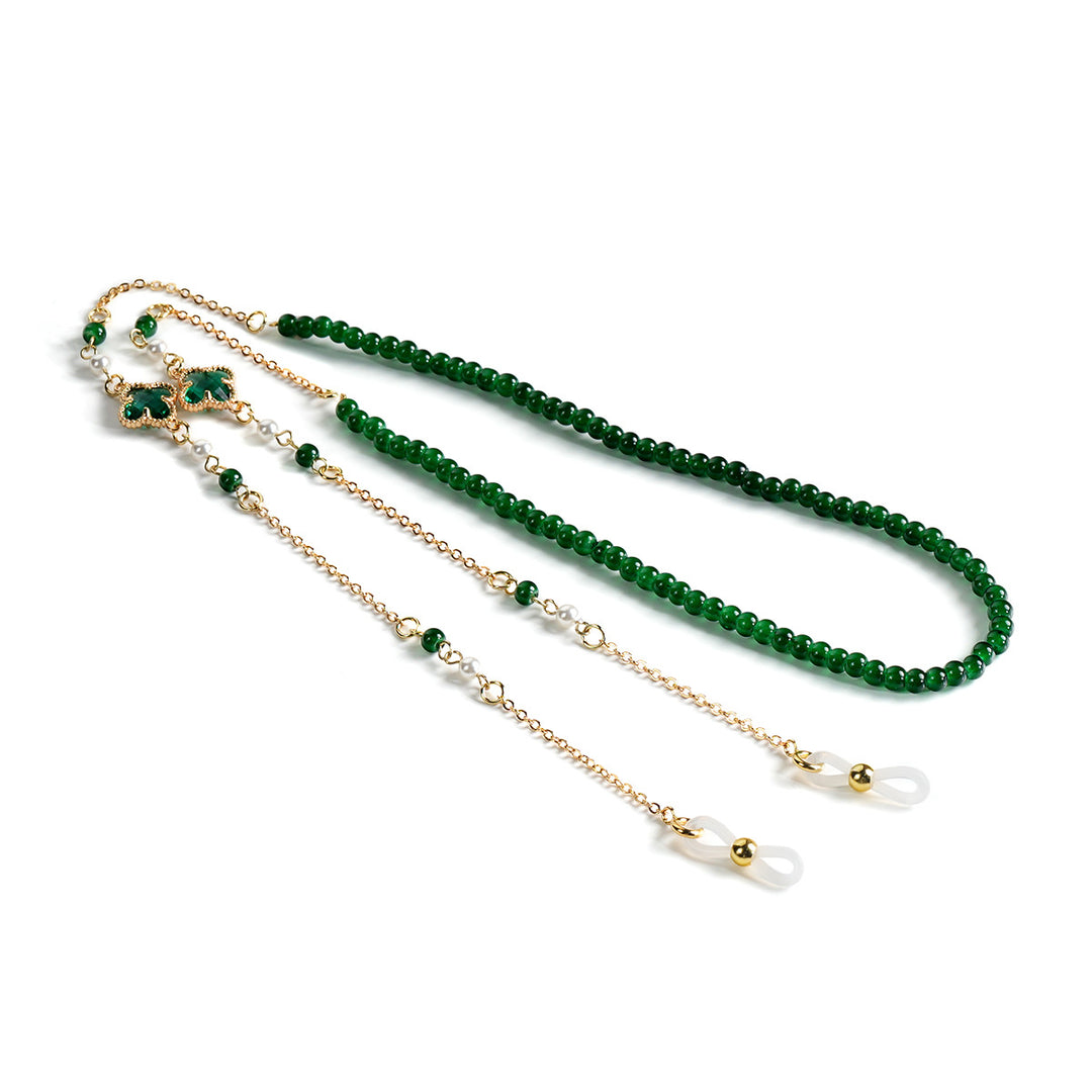 Unique Beaded Eyewear Chain Bowlift