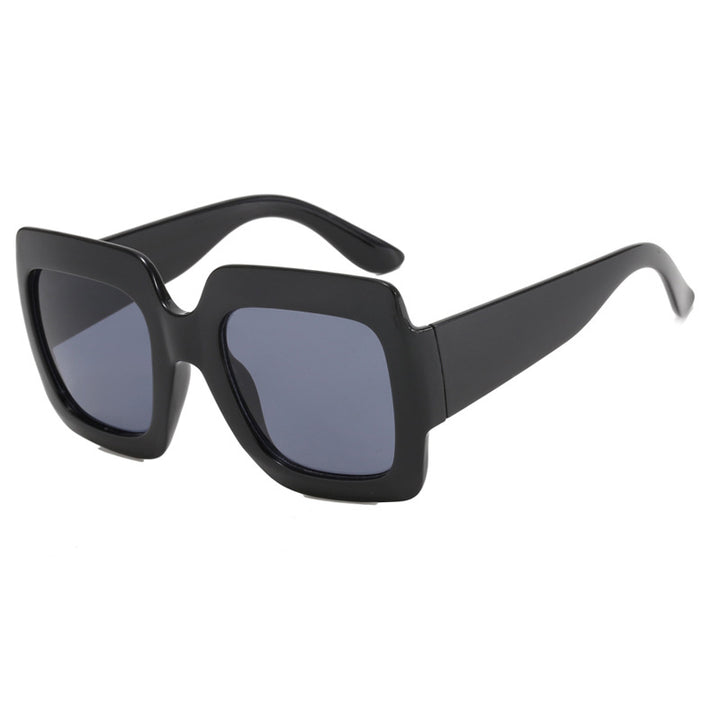 Women's oversized sunglasses with square frames and UV protection Bowlift
