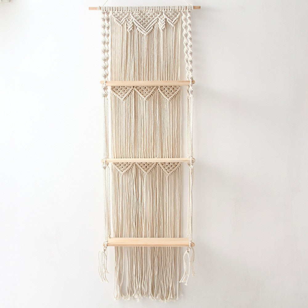 Decorative Macrame Wall Hanging Shelf Bowlift