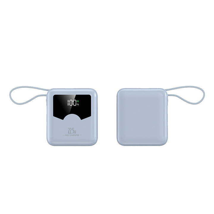 Portable power bank with digital charging display and fast charging function Bowlift