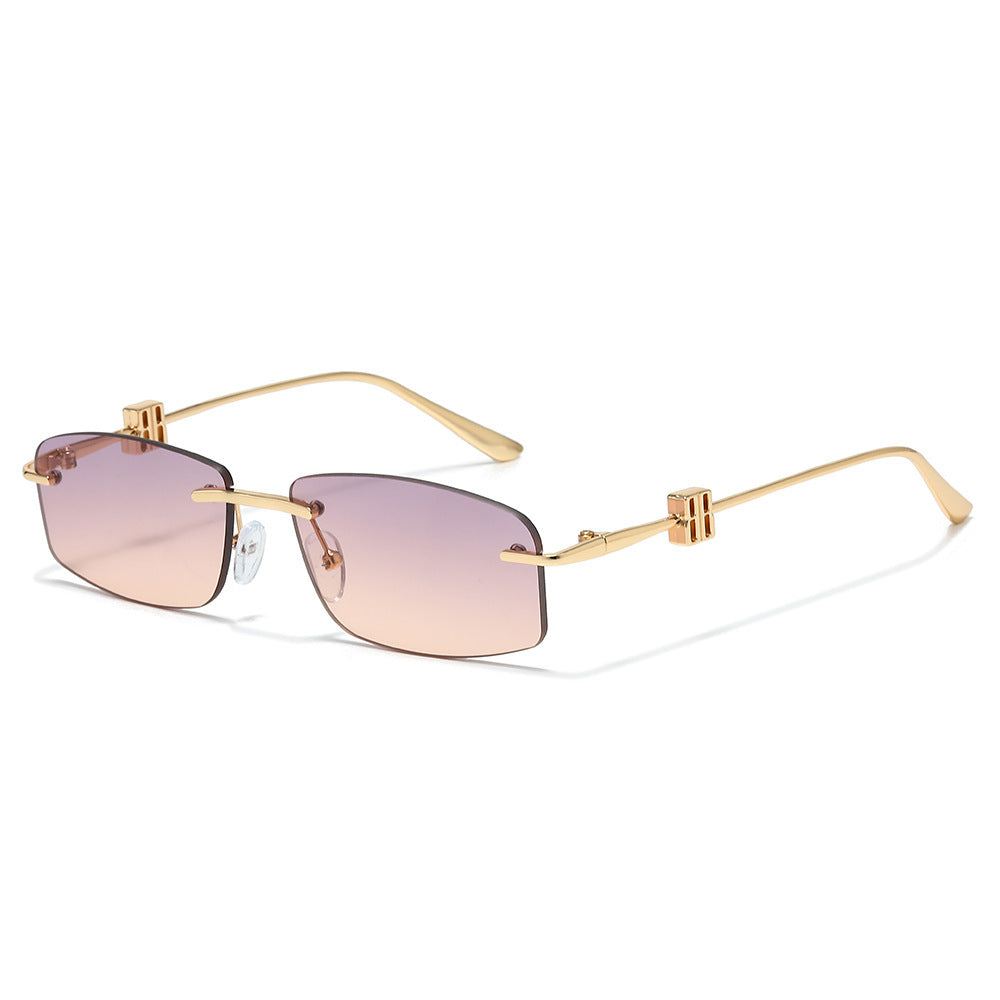 Avant-Garde Minimalist Rectangle Sunglasses Bowlift