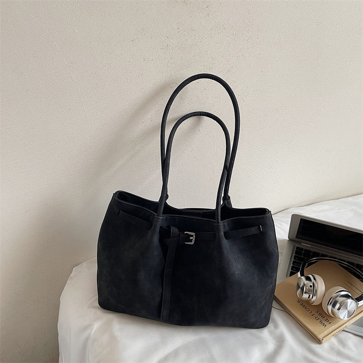 Premium Soft Leather Tote Bag Bowlift
