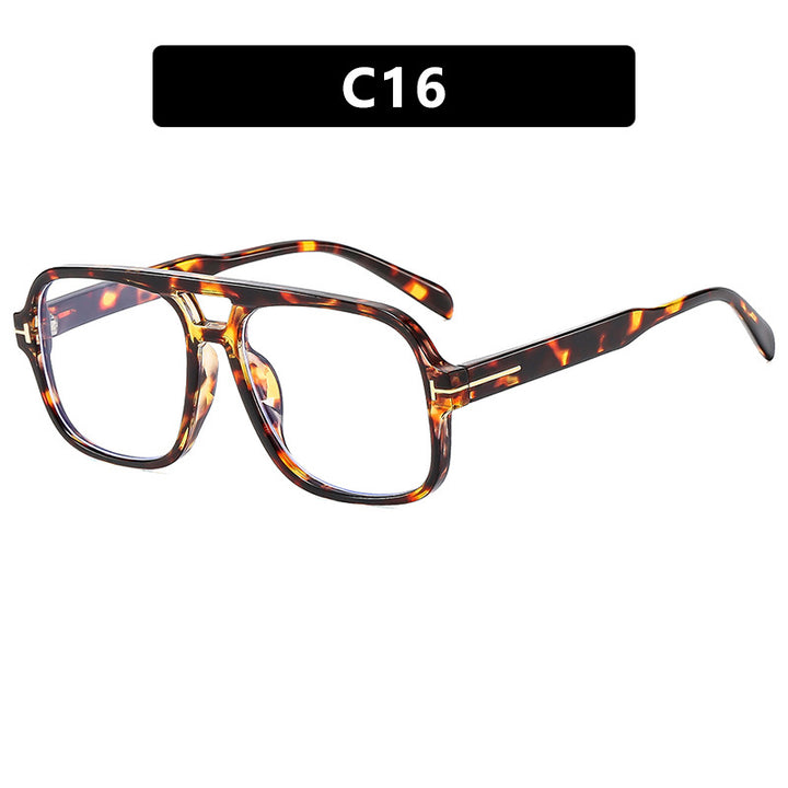 Ladies square designer glasses with delicate frame and modern plastic material Bowlift