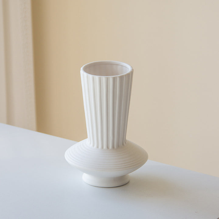 Elegant Textured Ceramic Vase